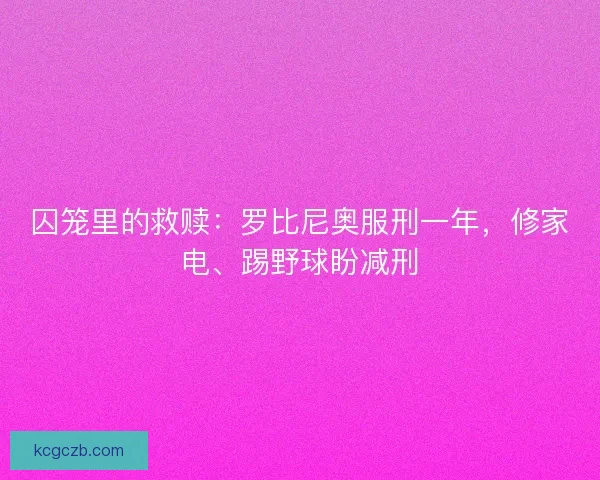 囚笼里的救赎：罗比尼奥服刑一年，修家电、踢野球盼减刑